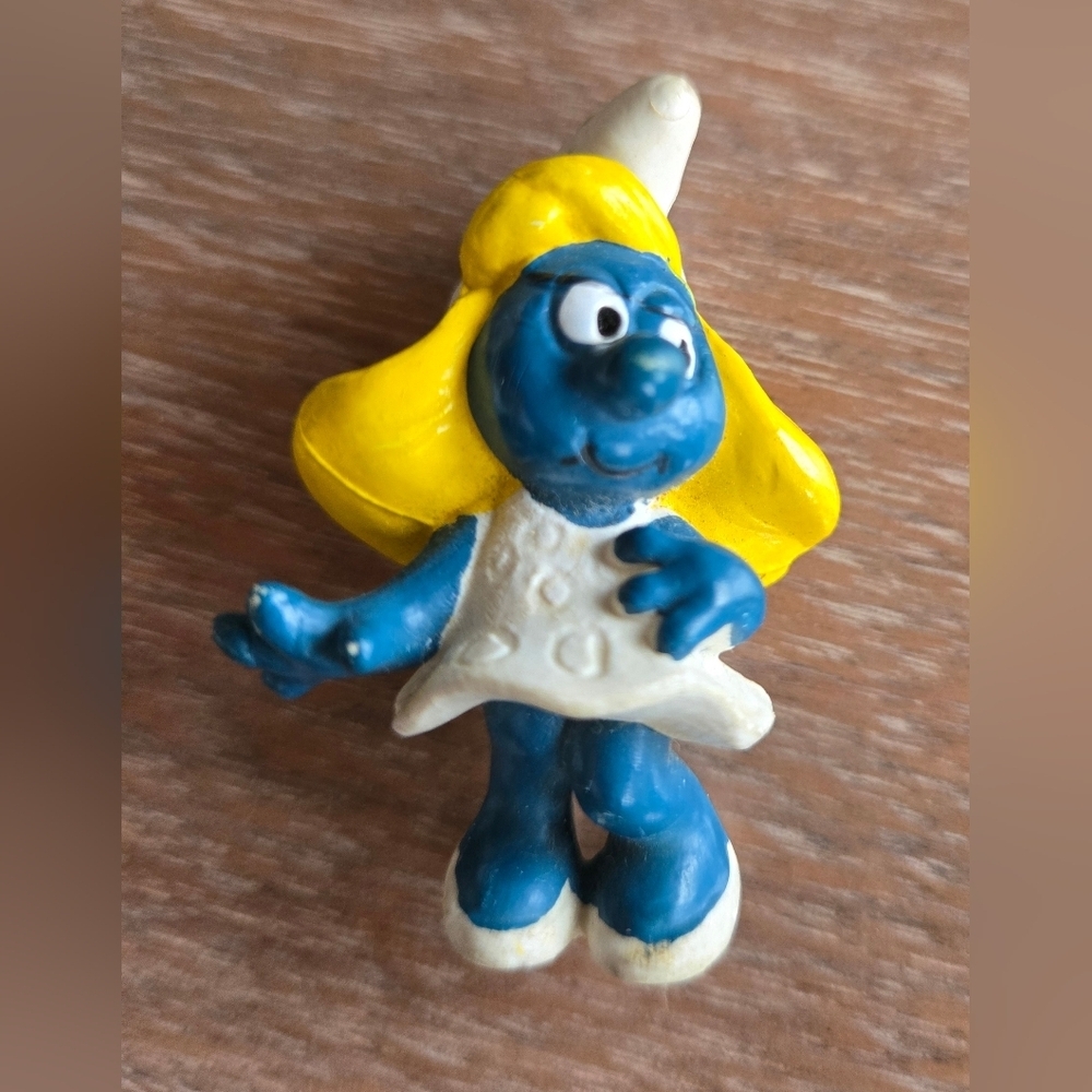 Smurfs Vintage Lot PVC Toy Figurine 1980 Schleich Peyo Clown Collect Nostalgia - Picture 5 of 11